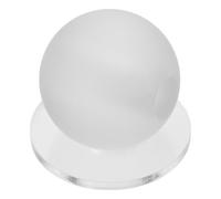 Toyvian Matte Transparent Cue Ball with Hole Precise Aiming Trainer For Pool Game Stroke Practice Tool For Beginners Snooker Accessory