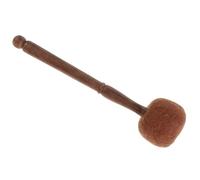 Toyvian Mazo Artesanal de Madera y Fieltro para Cuencos, Herramienta de Percusión Agarre Cómodo para Meditación y Relajación Profunda