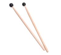 Toyvian Mazos de Xilófono de Madera Cabezal de Silicona 2 Piezas Grandes Baquetas de Glockenspiel para Adultos y Aptas para Xilófono Glockenspiel y Diapasón Uso Conciertos y