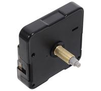 Toyvian Mecanismo de Reloj de Cuarzo Silencioso, Motor Negro DIY | Abs, Instalación Sencilla, Alimentación 1 Pila Aa No Incluida, para Dormitorios y Proyectos