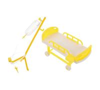 Toyvian Médico Juego Para Niños Y Niñas Miniatura Medicina Set Infusión Y Cama Niño Vestir Juguetes Médicos