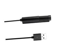 Toyvian Micrófono de Condensador USB Portátil Micrófono Negro para Chatear por MSN Skype Cantar y Jugar