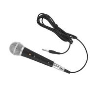 Toyvian Micrófono Dinámico Cuerpo de Plástico y Metal con Cable para Karaoke Profesional, Patrón Cardioide Que Reduce Adecuado para Conferencias y Presentaciones