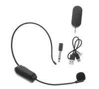 Toyvian Micrófono Inalámbrico de Diadema para Escuela Guía Turístico y Enseñanza Sistema Micrófono Profesional Práctico para Salas de Clase y Excursiones