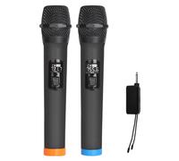 Toyvian Micrófono Inalámbrico Profesional Micrófono De Mano Karaoke Conferencias Material Resistente Bajo Ruido Silenciador De Algodón Compatible Varios Dispositivos
