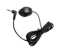 Toyvian Micrófono para Coche Externo Conector 3,5 Mm Micrófono Auxiliar Compacto De Abs Negro para Vehículos Mejora Audio Automóvil