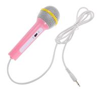 Toyvian Micrófono para niños: Micrófono para niños pequeños con Conector Universal de 3,5 mm - Micrófono de Juguete Amplificador para Juegos de simulación, educación temprana y Actividades al