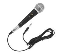 Toyvian Micrófono Vocal Dinámico Adecuado para Presentaciones y con Cable Patrón Cardioide, Respuesta de Amplia, Material Plástico y Metal para Karaoke y Altavoz