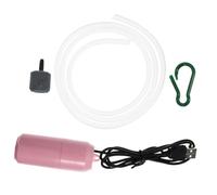 Toyvian Mini Bomba de Aire para Acuario USB Diseño Compacto y Ahorro Energético Bomba Oxigenadora Portátil para Peces Funcionamiento Estable Calor para Pesca y Estanques Color Aleatorio