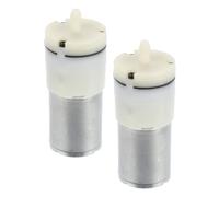 Toyvian Mini Bomba de Aire para Pecera 2piezas, Bomba de Aire Eléctrica Silenciosa de Plástico, Instalación Rápida y Larga Duración para Tanques de Peces