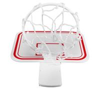 Toyvian Mini Canasta de Baloncesto para Cubo de Basura de Plástico Blanco Que Resiste Manchas y Promueve Orden en Oficinas y Hogares
