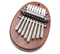 Toyvian Mini Kalimba Portátil de 8 Teclas Tono Preciso y Madera Elegante para Principiantes y Adultos, Adecuado para Tocar en Cualquier Lugar y Presentaciones en Escenario