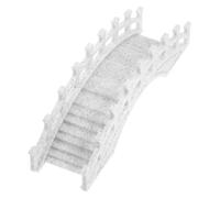 Toyvian Miniatura Puente Arco Vintage Estilo Chino para Jardín Exterior Adorno Micro Paisaje Bonsái Decoración Realista para Acuarios y Terrarios