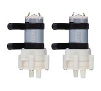 Toyvian Minibomba de Agua para Acuario Dc 6-12v Bomba de Diafragma Micro Silenciosa y Autocebante 2 Unidades para Peceras Domésticas y Sistemas Hidropónicos