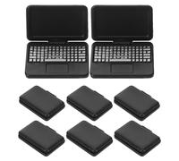 Toyvian Miniportátil de 8 Piezas: Computadoras Plegables para casa de muñecas para niños - Miniaccesorios realistas para Juegos de simulación, educación temprana y Creatividad