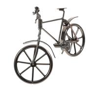 Toyvian Modelo de Bicicleta de Metal Artesanal Vintage Decoración Simulada para Hogar y Oficina Figura Decorativa Resistente Regalo para Coleccionistas