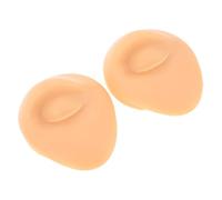 Toyvian Modelo de Piercing de Silicona para Práctica Ocular Parte del Cuerpo Realista Color Piel Cejas Detalladas 2 Piezas Flexibles para Entrenamiento Profesional y Enseñanza de
