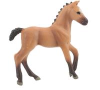 Toyvian Modelo De Potro Pequeño De Plástico Estatua De Caballo Simulada Decoración De Caballo Hogar para Jardín