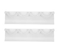 Toyvian Molde para Hacer Empanadillas 4 Orificios, Diseño Antiadherente de Pp, Paquete de 2 Piezas para Cocina y Repostería Diy, Herramienta Multiuso para Pasteles y Ravioles