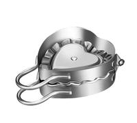 Toyvian Molde para Ravioles y Empanadillas en Forma de Corazón, Molde para Empanadas 304 Acero Inoxidable, Herramienta de Prensado para Albóndigas, Fácil de Limpiar, Utensilio para Cocina