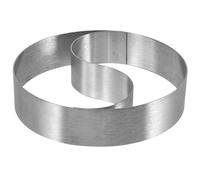 Toyvian Molde Reutilizable de Acero Inoxidable Tai Ji 5.11X5.11X1.18 Pulgadas para Hacer Bolas de Arroz y Hornear Postres, Utensilio Versátil para Cocina Casera y Profesional