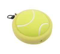 Toyvian Monedero De Tenis De Silicona Minimonedero Cremallera Bolsa para Equipo Deportivo Colgantes Estuche para Guardar Auriculares para Uso Gimnasios o Actividades Al Aire