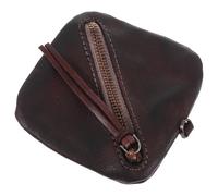 Toyvian Monedero Pequeño de Mujer Cremallera Bolso Mini Vintage Piel Sintética Color Café Oscuro Tarjetero Compacto para Guardar Dinero y Tarjetas Diseño Simple y Práctico para Uso