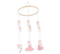 Toyvian Móvil De Madera Estrella Elefante Para Cuna Juguete Colgante De Cuentas Maderas Para Guardería Decoración De Dormitorio Infantil