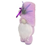Toyvian Muñeca Decorativa Enana De Tela Morada, Tamaño Compacto, Diseño Festival, Decoración para Primavera y Verano, Adorno De Peluche para Hogar, Escritorio y Dormitorio