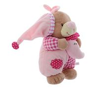 Toyvian Muñeca Musical Conejo De Peluche De Juguete Música Cosas Artículos De Bebé Sonido Chupete Juguete Bebé De Peluche De Juguete Bebé Muñeca Musical Muñeca De Dibujos Animados Muñeca