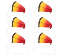 Toyvian Narices de Loro Falsas 6 Piezas para Disfraz de Simulación Realista Accesorios Ligeros y Lavables para Fiesta de Halloween Cosplay y Cumpleaños Complemento Divertido para