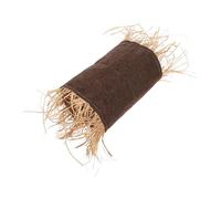 Toyvian Nido de Hierba de túnel de Conejo Mascota túnel de Animales pequeños pequeño Divertido para Mascotas de hámster de hámster Lino Marrón