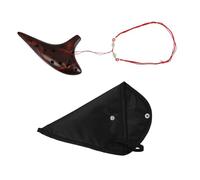 Toyvian Ocarina Ahumada de Cerámica C Instrumento para Adultos y Principiantes para Música Folk y Prácticas Casa