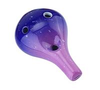 Toyvian Ocarina De Cerámica De 6 Agujeros Estilo Botella Para Música Ocarina Decorativa Hecha A Mano Por Artesanos