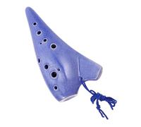 Toyvian Ocarina de Cerámica para Principiantes Flauta de Viento Instrumento Musical para Adultos con Funda y Partitura Básica