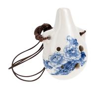 Toyvian Ocarina Para Principiantes Ocarina De Cerámica Portátil Mini Para Práctica Decorativa Para Iniciarse El Instrumento De Viento