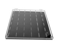 Toyvian Organizador de Púas de Guitarra Transparente 36 Compartimentos, Caja Expositora Compacta 245x240x22 Mm para Guitarras Acústicas, Accesorio Portátil para Almacenamiento y Colección