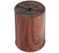 Toyvian Organizador de Utensilios de Cocina Compacto con Diseño de Veta de Madera Soporte Ligero para Cubiertos y Mesa Práctico Bote para Cucharas y Tenedores para Mantener Ordenada la