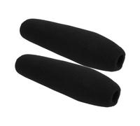 Toyvian Pack De 2 Fundas Antiviento Para Micrófono De Cámara, Esponja De Alta Densidad Para Protección Contra Ruido Del Viento y Polvo, Fundas Para Micrófono De Entrevista Al Aire Libre