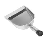 Toyvian Pala de Basura para Cocina de Acero Inoxidable Mango Ergonómico Antideslizante, Recogedor de Mano Portátil de Tamaño Medio para Limpieza del Hogar y Oficina