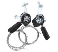 Toyvian Palanca de Cambios de Aluminio para Bicicleta con Diseño Ergonómico y Cable de Control del Acelerador para Bicicletas y Motos de Cross Ligera y Duradera