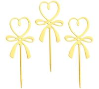 Toyvian Palitos para Remover Cera de Acero Inoxidable 3 Unidades Color Rosa para Manualidades, Varillas Agitadoras para Mezclar Cera Caliente y Fría, Utensilios para Sellos y Reutilizable