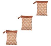 Toyvian Pañal 3 Piezas Tienda De Cuna Bolsa Seca Mojada Bolsa De Pañales Artículos Esenciales Organizador De Cochecito Bolsas Organizadoras De Pañales Mojado y Seco Bebé Tela Pañal De Bebe