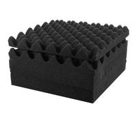 Toyvian Paneles Acústicos Alta Densidad 30X30X2 CM, 6 Unidades Autoadhesivos Ignífugos para Estudios de Grabación y Salas de Música