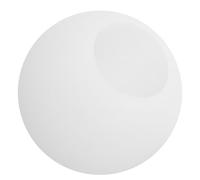 Toyvian Pantalla de Lámpara de Vidrio Esmerilado Leche Redonda 180 Mm Diámetro Abertura 65 Mm Globo Opal para Lámparas Colgantes y Arañas de Cristal para Iluminación Ambiental