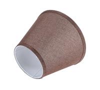 Toyvian Pantalla que Dirige la Luz para Dormitorio Color Café de Lámpara Compatible E27, Cubierta Ligera de Tela Desmontable