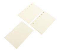 Toyvian Papel para Cuaderno A7 Recambio de 3 Libretas Hojas Sueltas Perforadas para Tomar Notas y Oficina, Organizador Escritura Suave