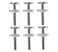Toyvian para Puertas a Presión 6 Piezas para Bebés y Mascotas Varillas Roscadas Ajustables Accesorios de Seguridad Material Plástico y Metálico Instalación sin Perforación