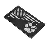 Toyvian Parche Bordado para Arnés De Perro De Nailon Aplique Decorativo para Chaleco De Mascota Parche para Correa De Perro Paseos