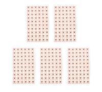 Toyvian Parches de Acupuntura Auricular Magnéticos Negros 600 Unidades en 1 Paquete Kit de Acupresión para Orejas Semillas para Auriculoterapia y Masaje Terapéutico